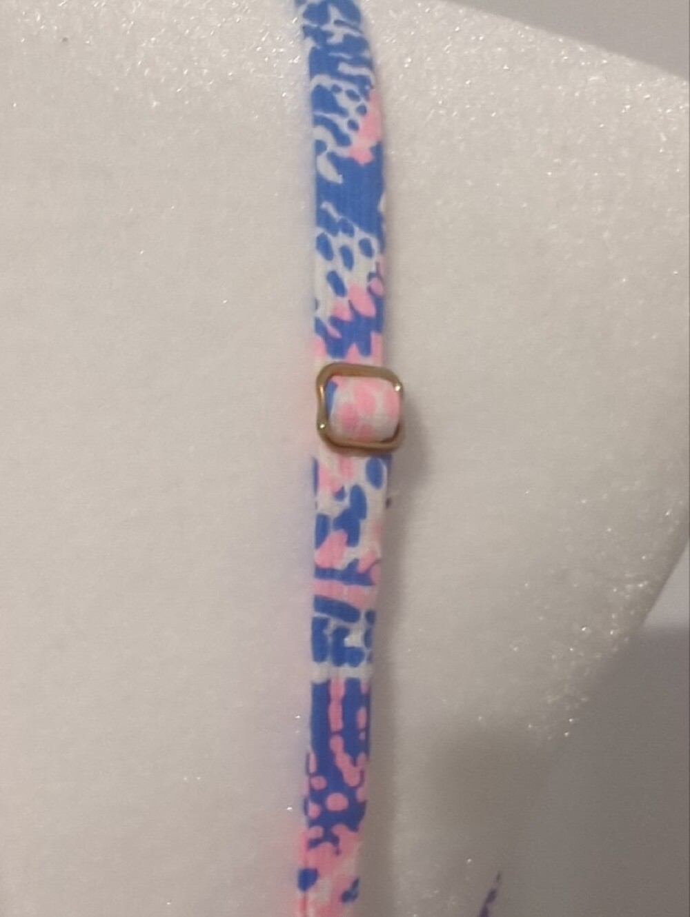 Pink & Blue Paisley Spaghetti Strap Mini Dress - Picture 7 of 9